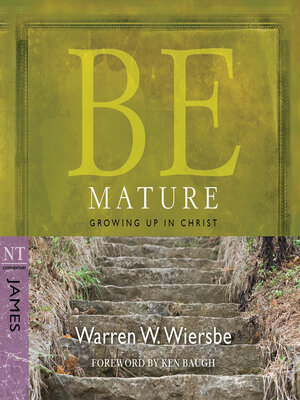 cover image of Be Mature (James)